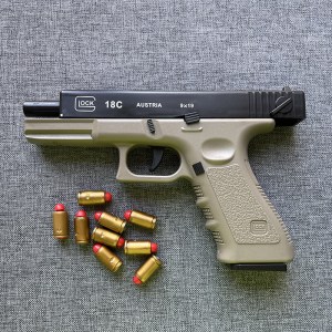 GLOCK18C Blowback Pistol Toy Gun Shell Ejecting_ (10)